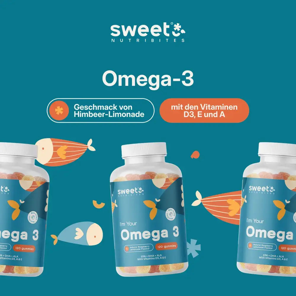 Sweet Nutribites | Omega-3 Gummy Candies - 120 pieces: 1 x 120 Stück