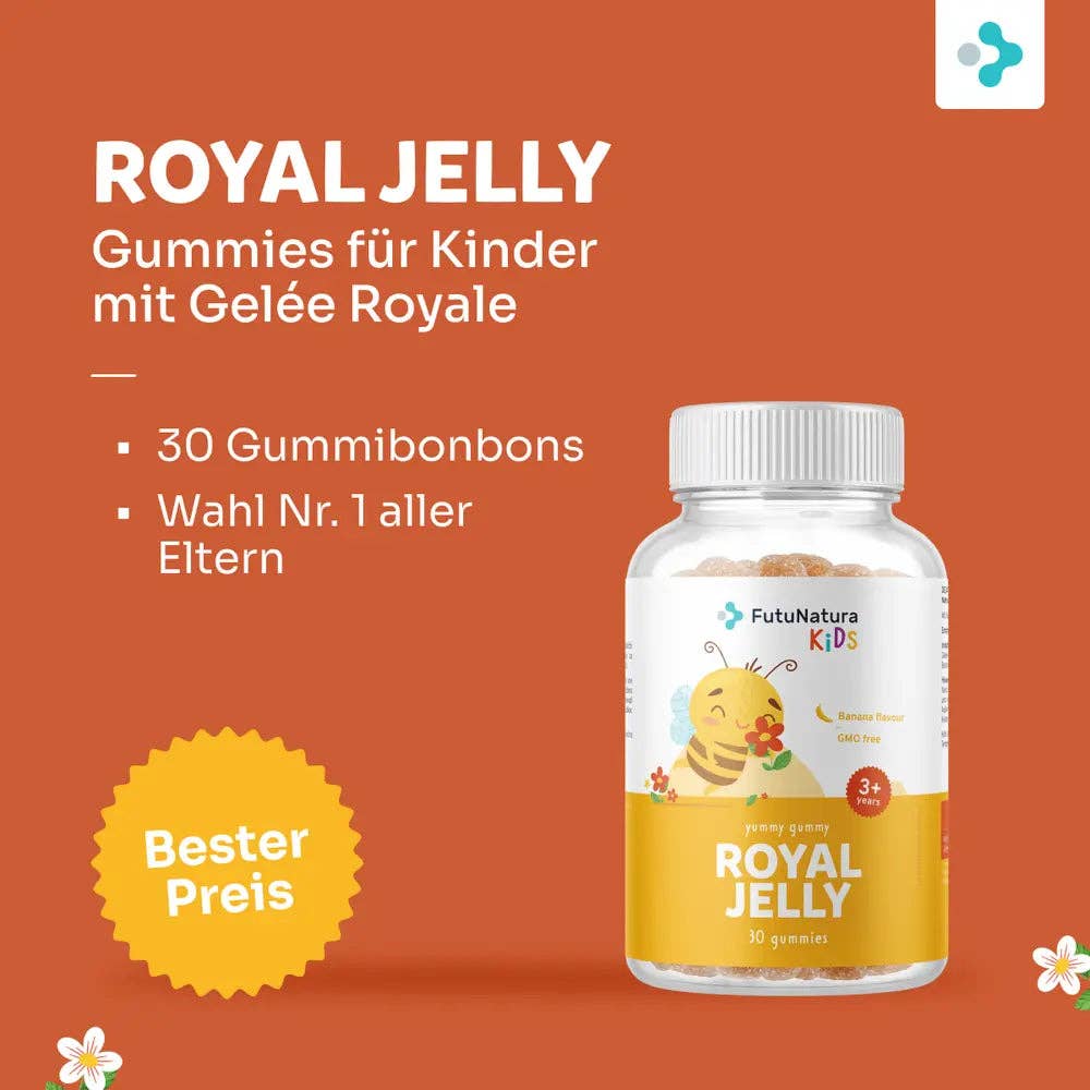 FutuNatura | Royal Jelly – Gummies for children with royal jelly - 30 gummy candies