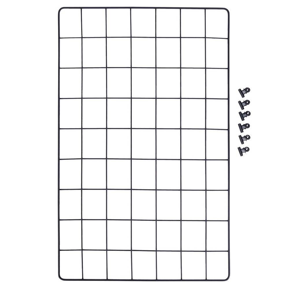 Wall Grid Metal Black 58x36 cm 569658