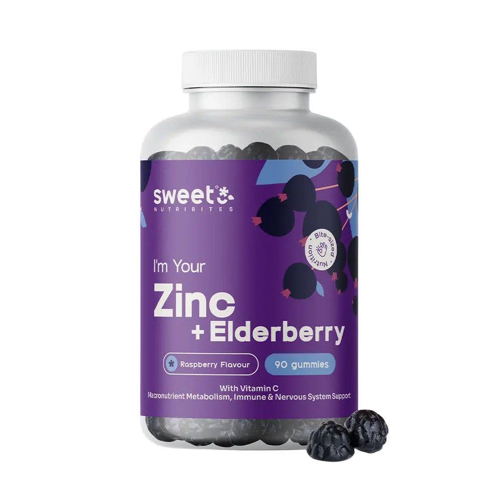 Sweet Nutribites | Zinc with Elderberry - 90 Gummy Candies