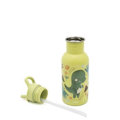 Stainless Steel Bottle - 500 ml - Cracky The Dinosaur