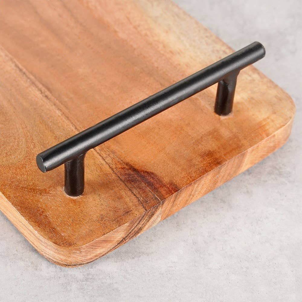 Serving Tray Wooden with Handles 30x15.5 cm 139741