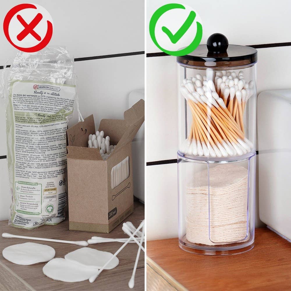 Cotton Pad and Bud Holder 2-Level 568048