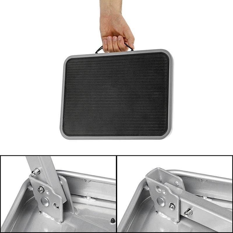 Single step foldable for caravan / motorhome