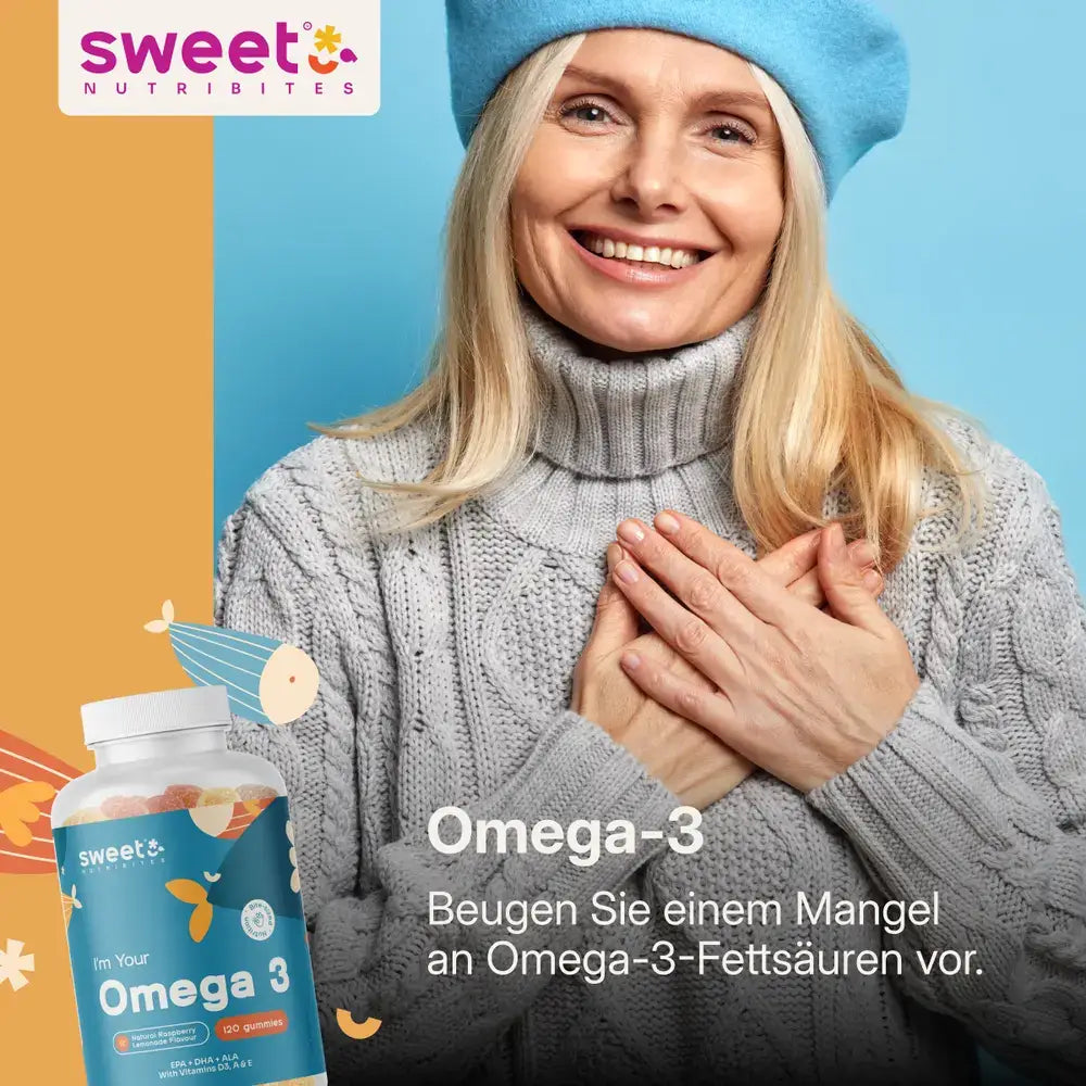 Sweet Nutribites | Omega-3 Gummy Candies - 120 pieces: 1 x 120 Stück