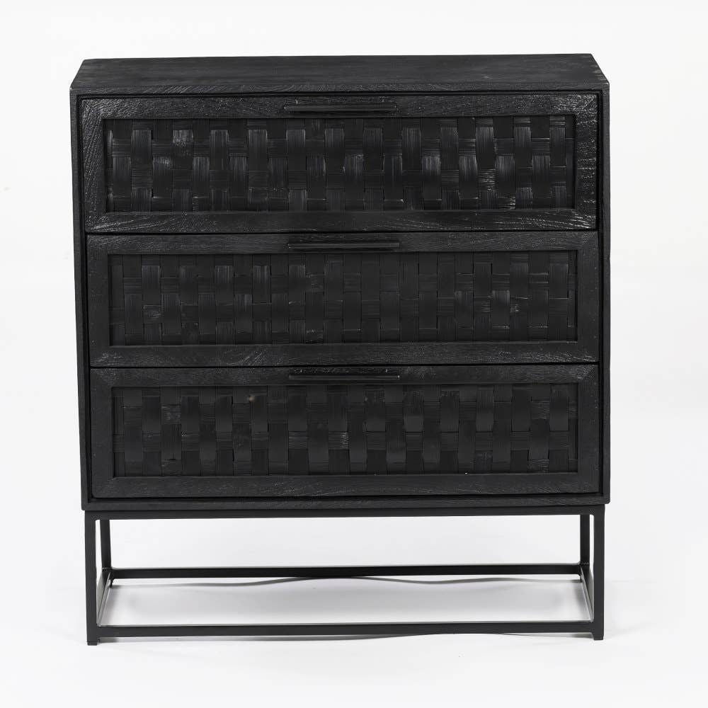 Maeve black sideboard 3 drawers