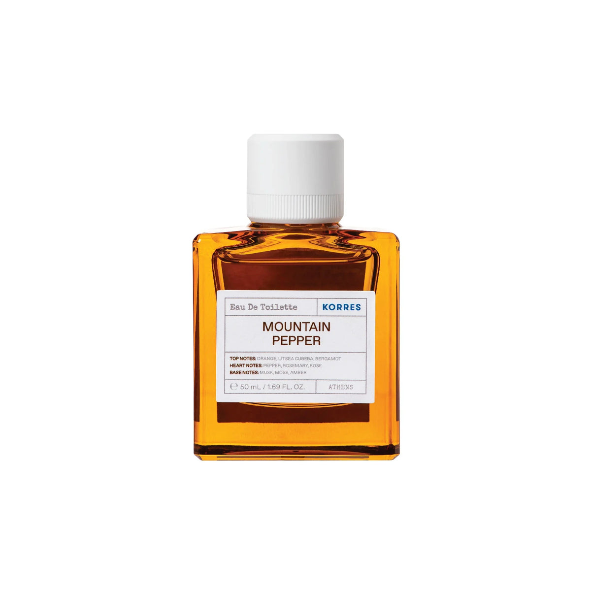 Korres Eau de Toilette Mountain Pepper 50ml fragrance bottle
