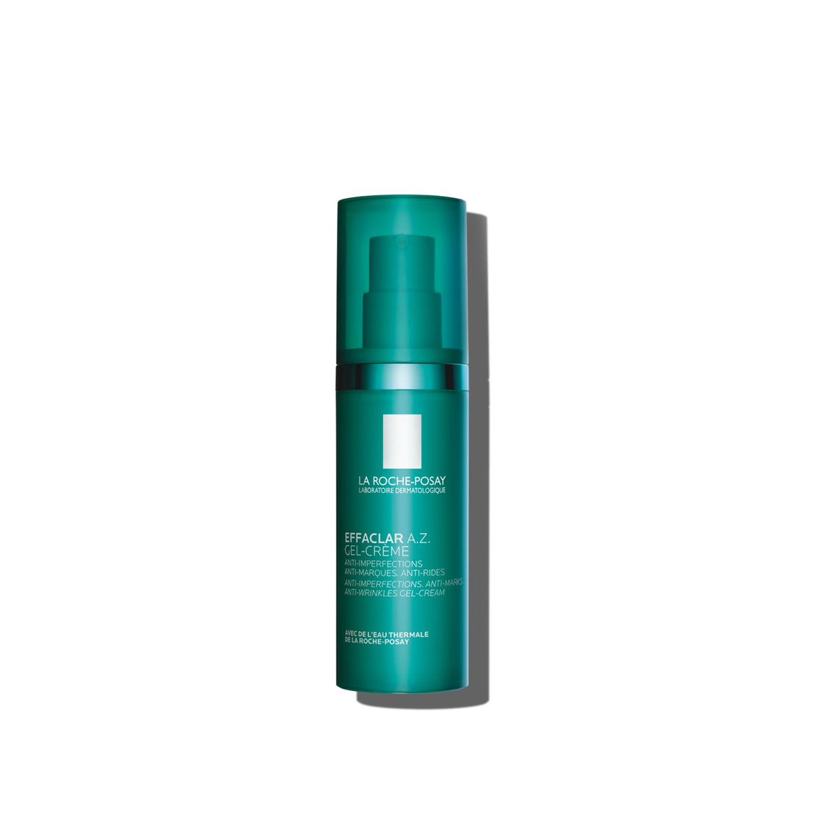 La Roche-Posay Effaclar A.Z anti-acne and anti-aging gel-cream for adult skin with visible results on imperfections and fine lines.