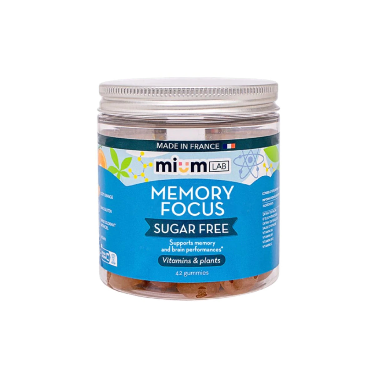Mium Lab Memory & Focus Gummies - cognitive support supplement.
