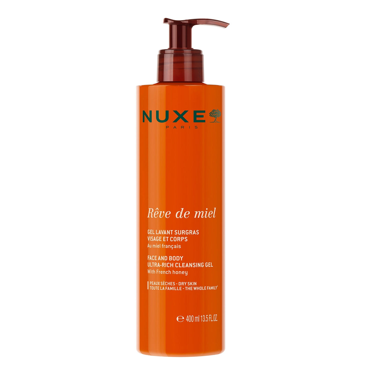 NUXE Rêve De Miel Face & Body Rich Cleansing Gel 400ml