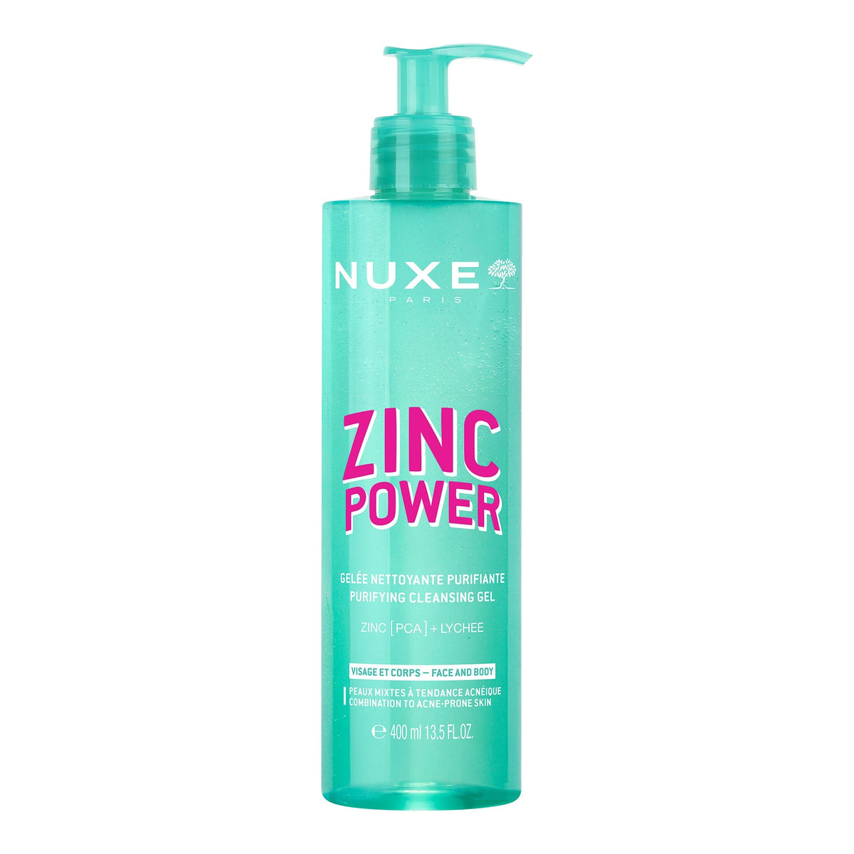 NUXE Zinc Cleansing Gel 400ml