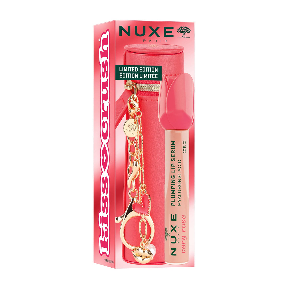 NUXE Very Rose Plumping Lip Serum With Case & Charms 8ml