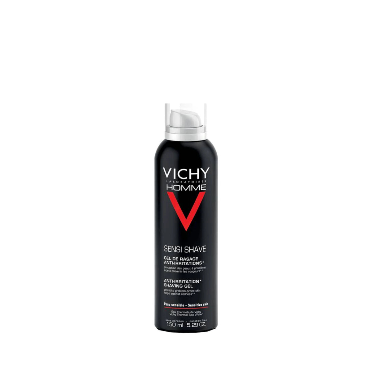 Vichy Homme Anti-Irritation Shaving Gel - Soothing shaving gel for sensitive skin.