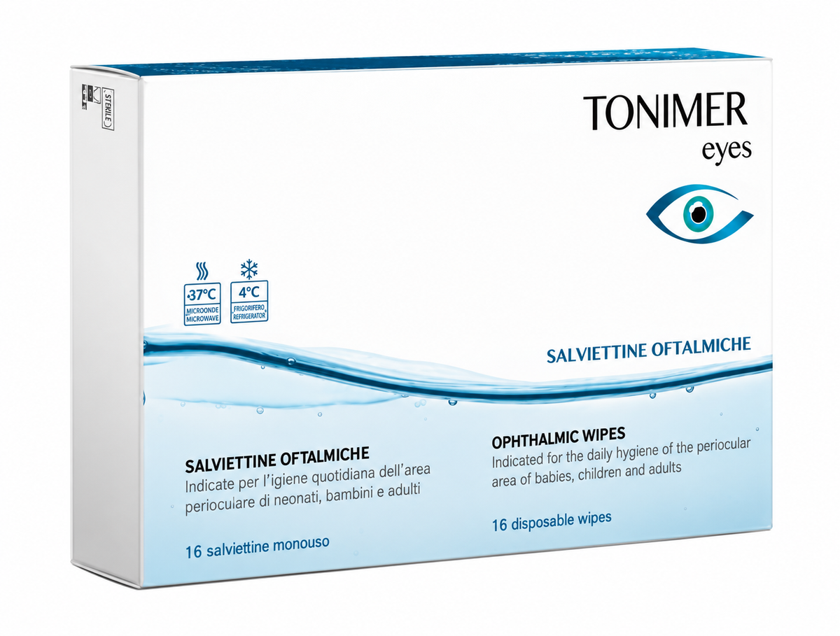 Tonimer Lab Ophthalmic Wipes 16 Pieces