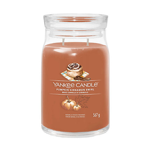 Yankee Candle Signature Large Jar Pumpkin Cinnamon Swirl