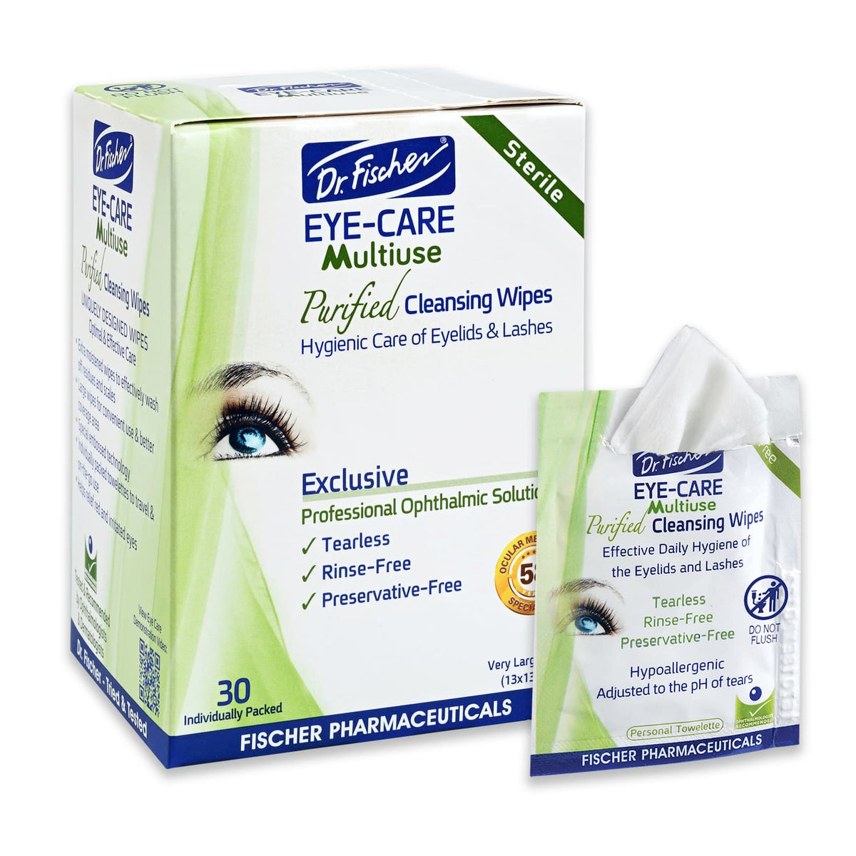Dr. Fischer Eye Care Cleansing Wipes