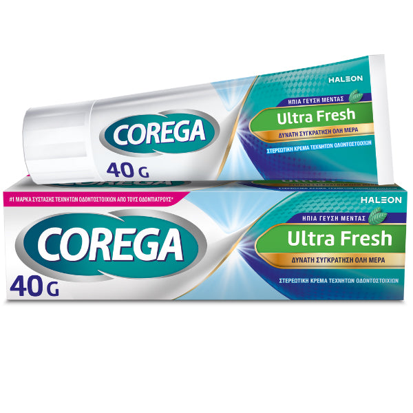 Corega Ultra Fresh Denture Fixative Cream 40g