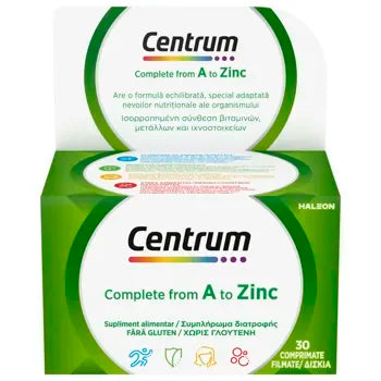 Centrum A-Zinc Tablets 30 Tablets