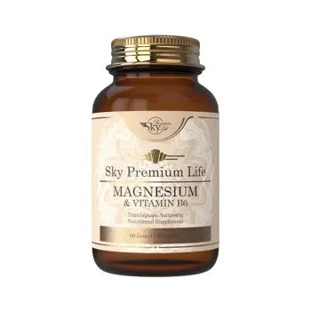 Sky Premium Life Magnesium & Vitamin B6 60 Tablets